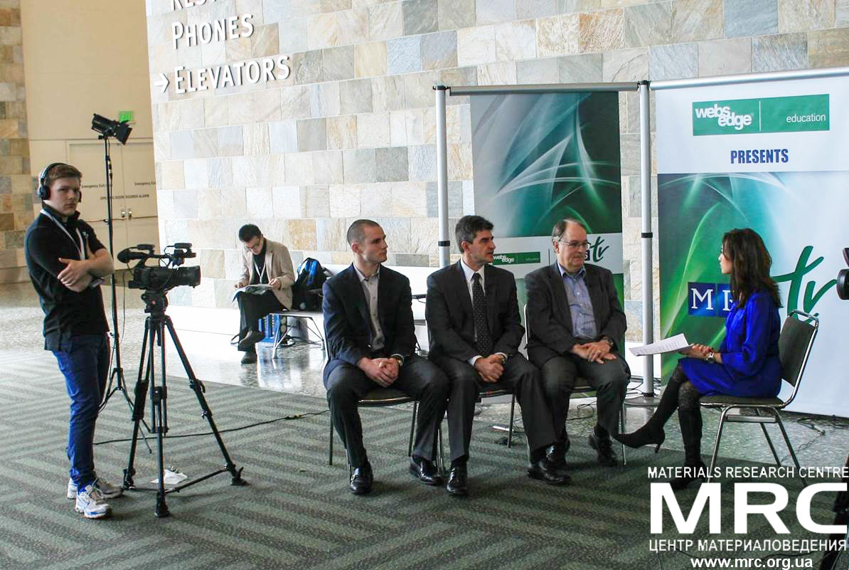 professor Yury Gogotsi, professor Stan Whittingham and Phd. candidate Jake McDonough, chat with MRS TV professor Yury Gogotsi, professor Stan Whittingham and Phd. candidate Jake McDonough, chat with MRS TV