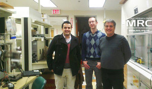 Majid Beidaghi,DNI,Post-Doctoral Researcher,EESLab Manager Chris Dennison, MRC director Oleksiy Gogotsi